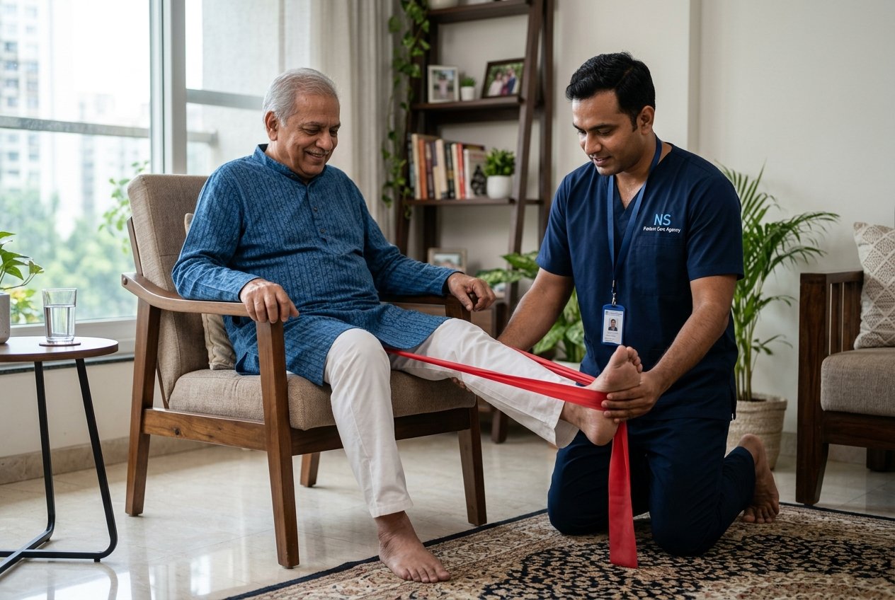Physiotherapy at home by NS Patient Homecare